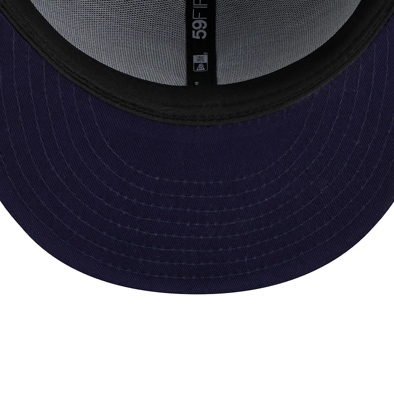 Men's New Era Navy/Light Blue Pitt Panthers 59FIFTY Fitted Hat