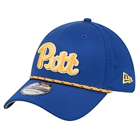 Men's New Era  Royal Pitt Panthers Rope 39THIRTY Flex Hat