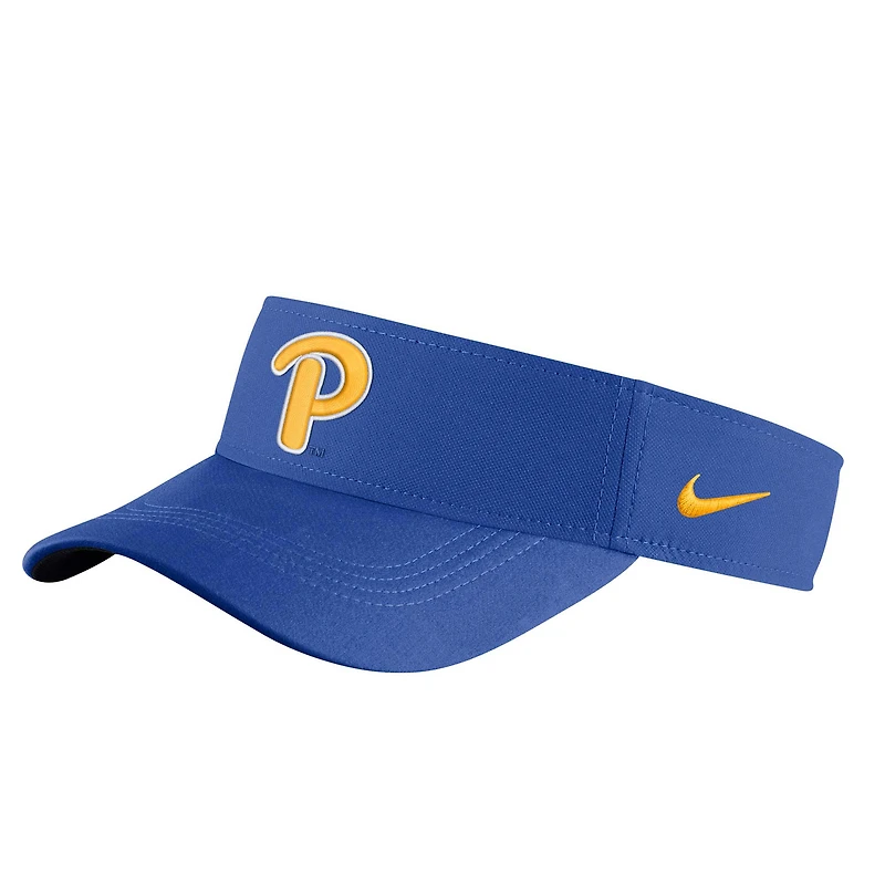 Visière de performance pour homme Pitt Panthers Royal Sideline de Nike