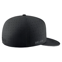Men's Nike Pitt Panthers Triple Black Performance Fitted Hat