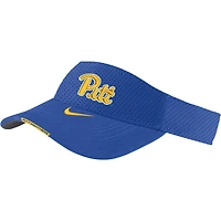 Men's Nike  Royal Pitt Panthers 2023 Sideline Performance Adjustable Visor