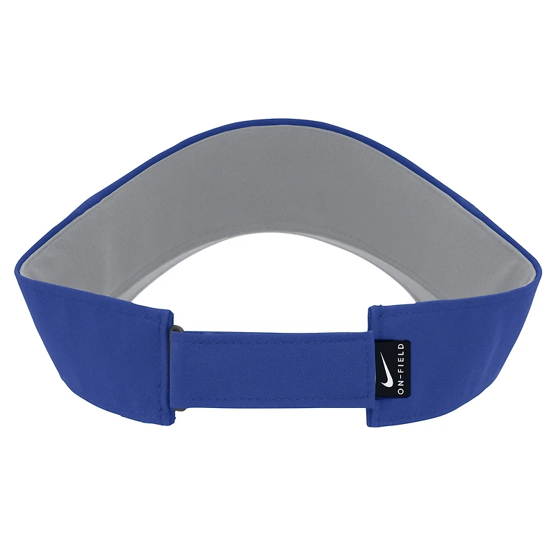 Visière réglable Nike Royal Pitt Panthers 2024 Sideline Ace Performance pour homme