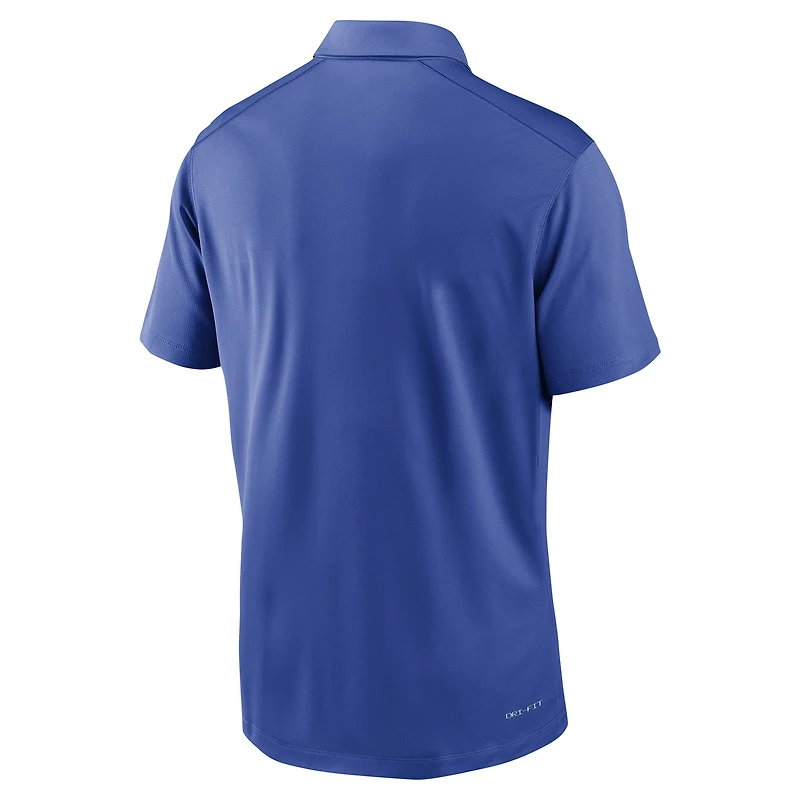 Polo Nike Royal Pitt Panthers 2024 Sideline Victory Coach Performance pour homme