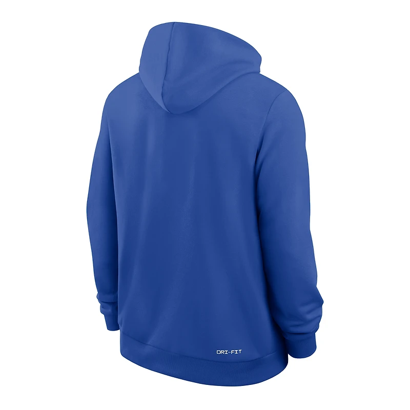 Sweat à capuche Nike Royal Pitt Panthers 2025 Sideline Standard Issue Dri-FIT pour homme