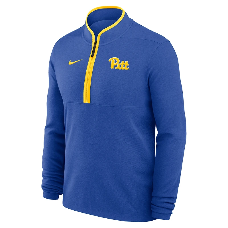 Men's Nike Royal Pitt Panthers Basketball Victory Dri-FIT Half-Zip Pullover
