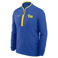 Men's Nike Royal Pitt Panthers Basketball Victory Dri-FIT Half-Zip Pullover