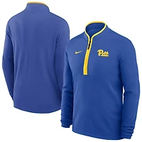 Men's Nike Royal Pitt Panthers Basketball Victory Dri-FIT Half-Zip Pullover