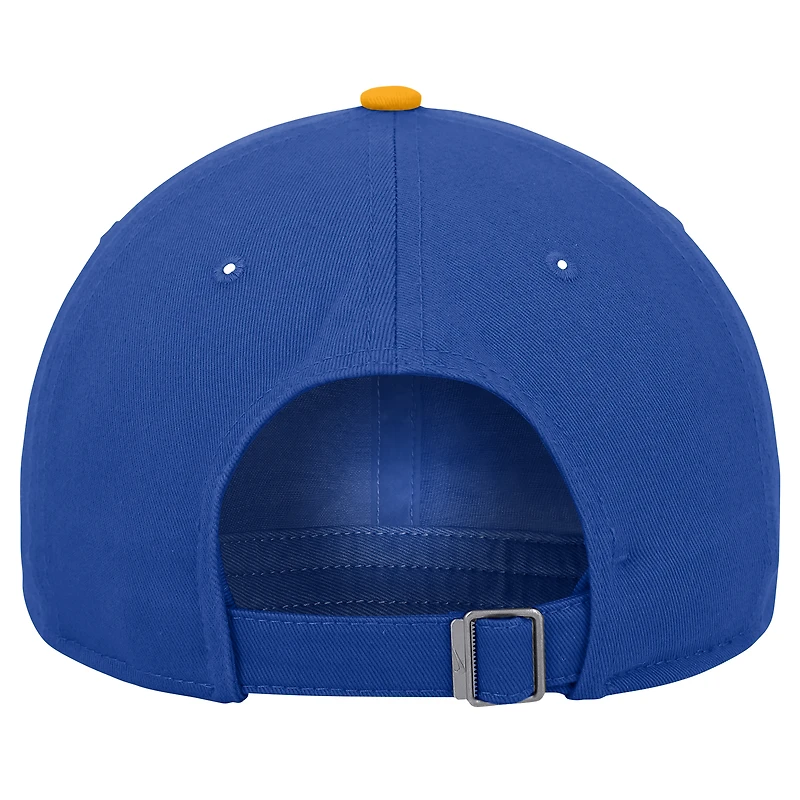 Men's Nike Royal Pitt Panthers Colorblock Club Adjustable Hat