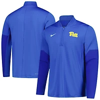 Men's Nike  Royal Pitt Panthers Dri-FIT Half-Zip Pullover