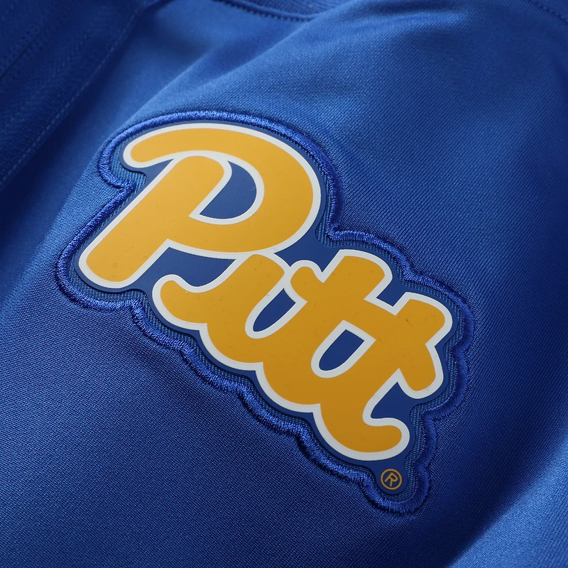 Pull Nike Royal Pitt Panthers Dri-FIT à demi-zip pour homme