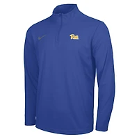 Men's Nike Royal Pitt Panthers Intensity Performance Quarter-Zip Pullover