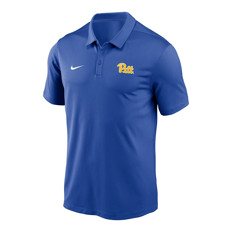 Polo Nike Royal Pitt Panthers Victory Solid Performance pour homme