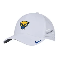 Casquette Nike blanche Pitt Panthers 2025 Performance Flex pour homme