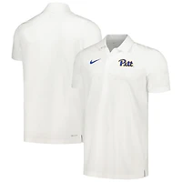 Men's Nike White Pitt Panthers Sideline Polo
