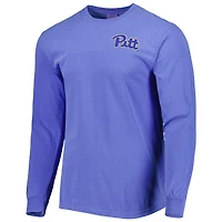 Men's Royal Pitt Panthers Circle Campus Scene Long Sleeve T-Shirt