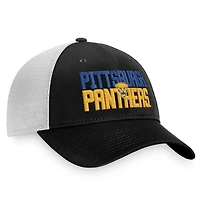 Casquette Snapback Pitt Panthers Stockpile Trucker Top of the World noire/blanche pour homme