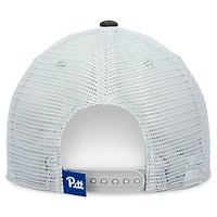 Casquette Snapback Top of the World pour hommes, charbon de bois/blanc, Pitt Panthers Townhall Trucker