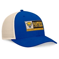 Casquette ajustable Bennett Trucker pour homme Top of the World Royal/Natural Pitt Panthers