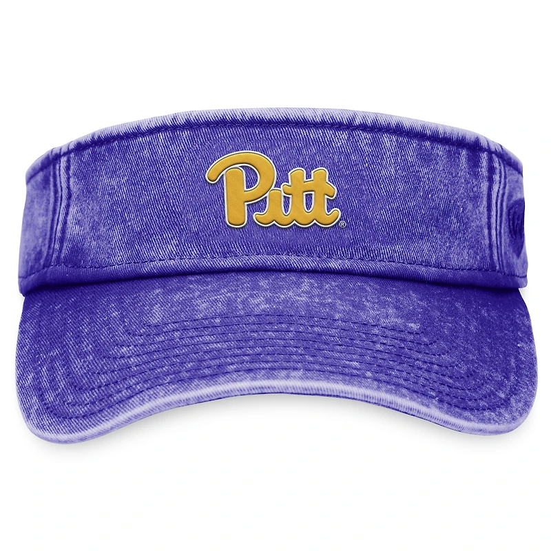 Visière réglable Terry Top of the World Royal Pitt Panthers pour hommes