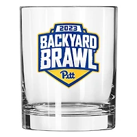 Pitt Panthers 2023 Bagarre dans la cour 14oz. Verre à roches
