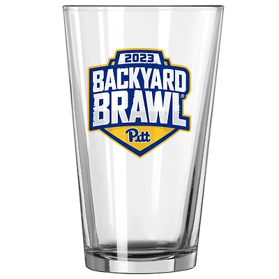 Pitt Panthers 2023 Bagarre dans la cour 16oz. Verre à pinte