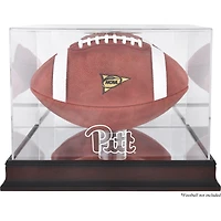 Étui de football avec logo de base en acajou des Panthers de Pittsburgh et dos miroir