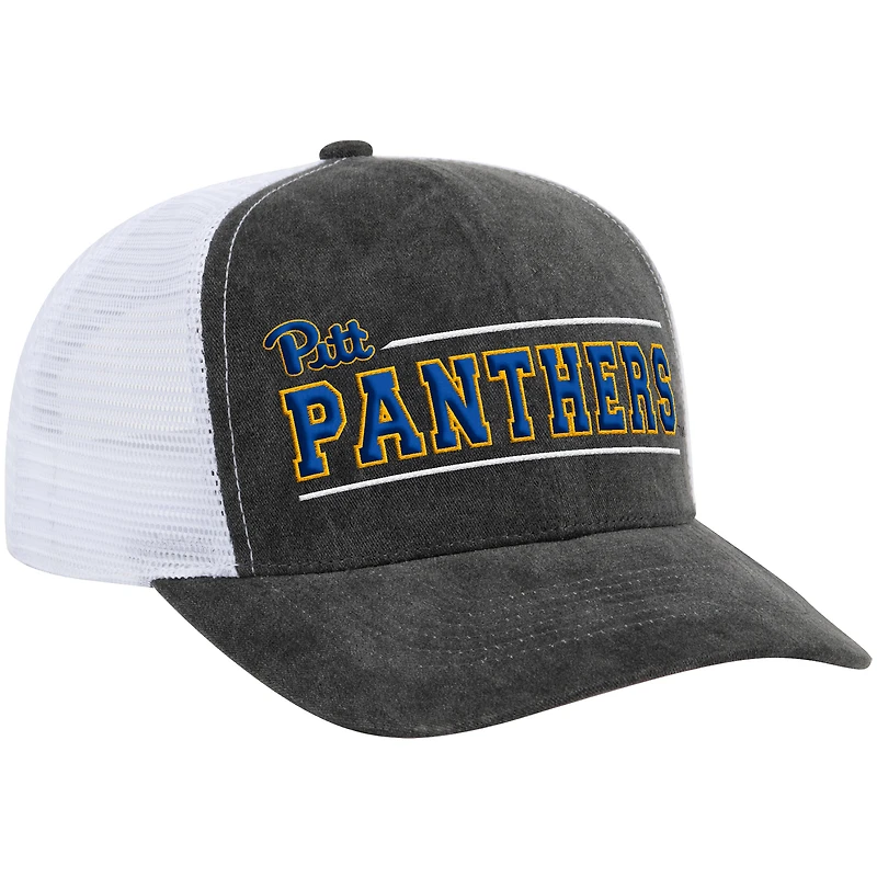 Casquette de camionneur ajustable unisexe Billy 2400 grise Colosseum des Pitt Panthers