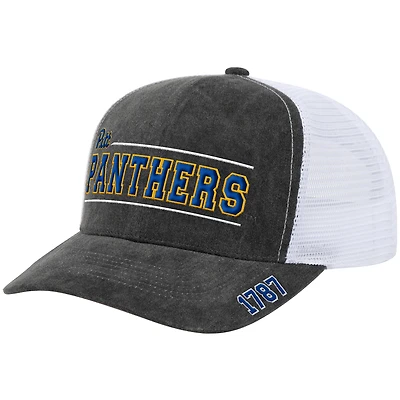 Unisex Colosseum  Gray Pitt Panthers Billy 2400 Adjustable Trucker Hat