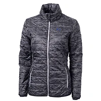 Women's Cutter & Buck Black Pitt Panthers Eco Full-Zip Puffer Jacket