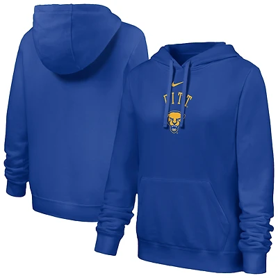 Women's Nike Royal Pitt Panthers Club Fleece Hoodie