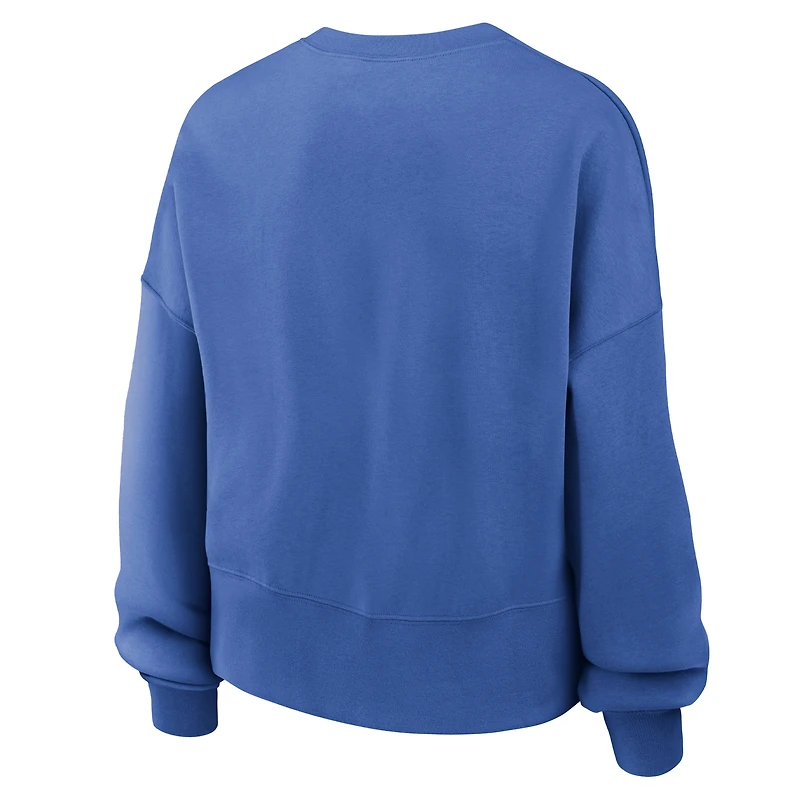 Women's Nike Royal Pitt Panthers Phoenix Fleece Pullover Sweatshirt