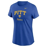 Women's Nike Royal Pitt Panthers Primary T-Shirt