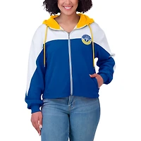 Sweat à capuche zippé color-block Royal Pitt Panthers pour femme WEAR by Erin Andrews