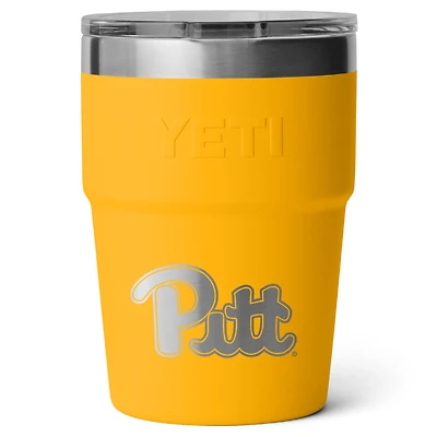 Gobelet empilable YETI Pitt Panthers Rambler 473 ml avec couvercle Magslider