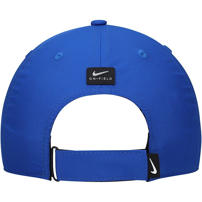 Youth Nike Royal Pitt Panthers 2024 Sideline Club Adjustable Hat