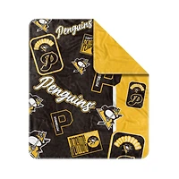  Pittsburgh Penguins 50" x 60" Dream Weave Throw Blanket