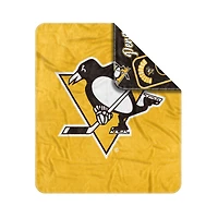  Pittsburgh Penguins 50" x 60" Dream Weave Throw Blanket