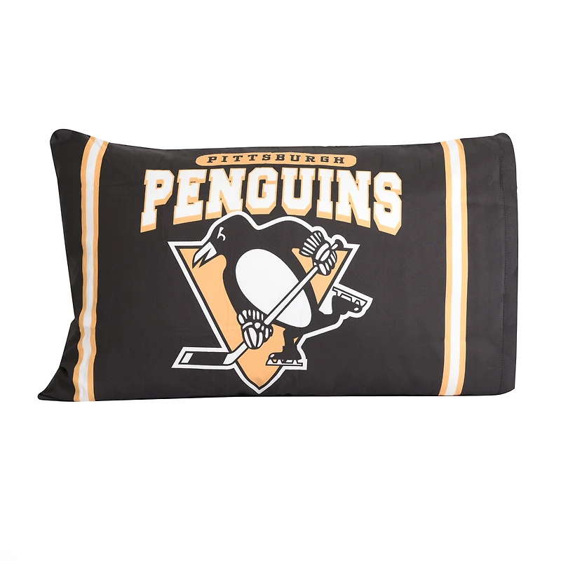 Black Pittsburgh Penguins 20'' x 30'' Two Pack Pillowcase Set
