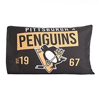 Black Pittsburgh Penguins 20'' x 30'' Two Pack Pillowcase Set