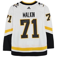 Evgeni Malkin Pittsburgh Penguins Autographed 2021 Reverse Retro adidas Authentic Jersey 