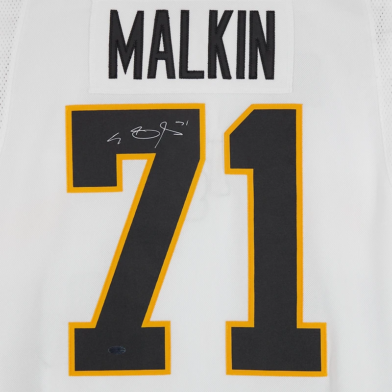 Evgeni Malkin Pittsburgh Penguins Autographed 2021 Reverse Retro adidas Authentic Jersey 