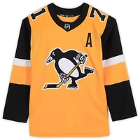 Evgeni Malkin Pittsburgh Penguins Autographed Gold Adidas Authentic Jersey
