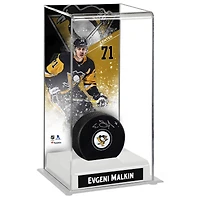 Étui de luxe pour rondelles de hockey hautes des Penguins de Pittsburgh d'Evgeni Malkin
