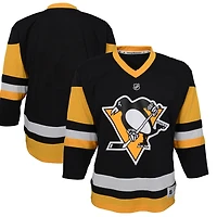 Réplique des Penguins de Pittsburgh noirs pour nourrissons - Maillot vierge