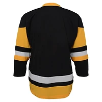 Réplique des Penguins de Pittsburgh noirs pour nourrissons - Maillot vierge
