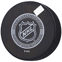 Jaromir Jagr Pittsburgh Penguins Autographed 1991-1992 NHL Champs Logo Hockey Puck