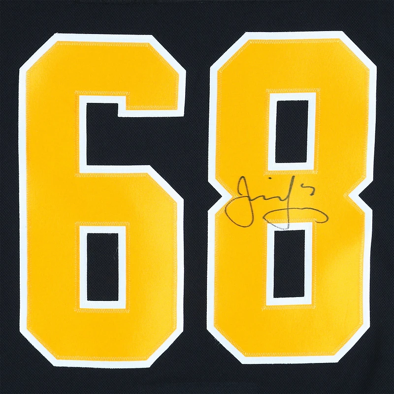 V106832 Pnguns Jaromir Jagr Pittsburgh Penguins Autographié 2022-23 Reverse Retro Adidas Jersey Jaromir Jagr AUT HK JERSEY 45834 AUTJERHOC JRSYJA0172 #1