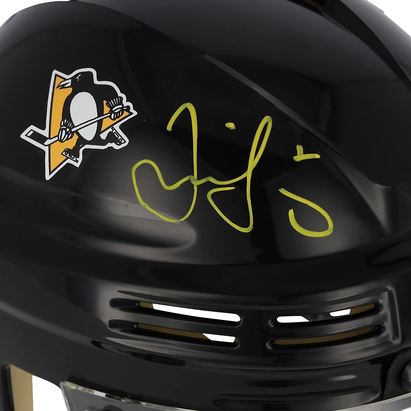 Jaromir Jagr Pittsburgh Penguins Autographed Black Mini Helmet