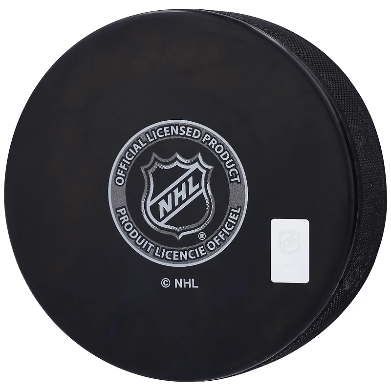 Rondelle de hockey avec logo autographié par Jaromir Jagr des Penguins de Pittsburgh