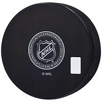 Rondelle de hockey avec logo autographié par Jaromir Jagr des Penguins de Pittsburgh